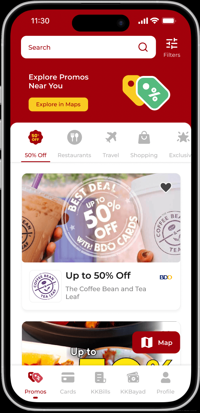 KKB Super App interface