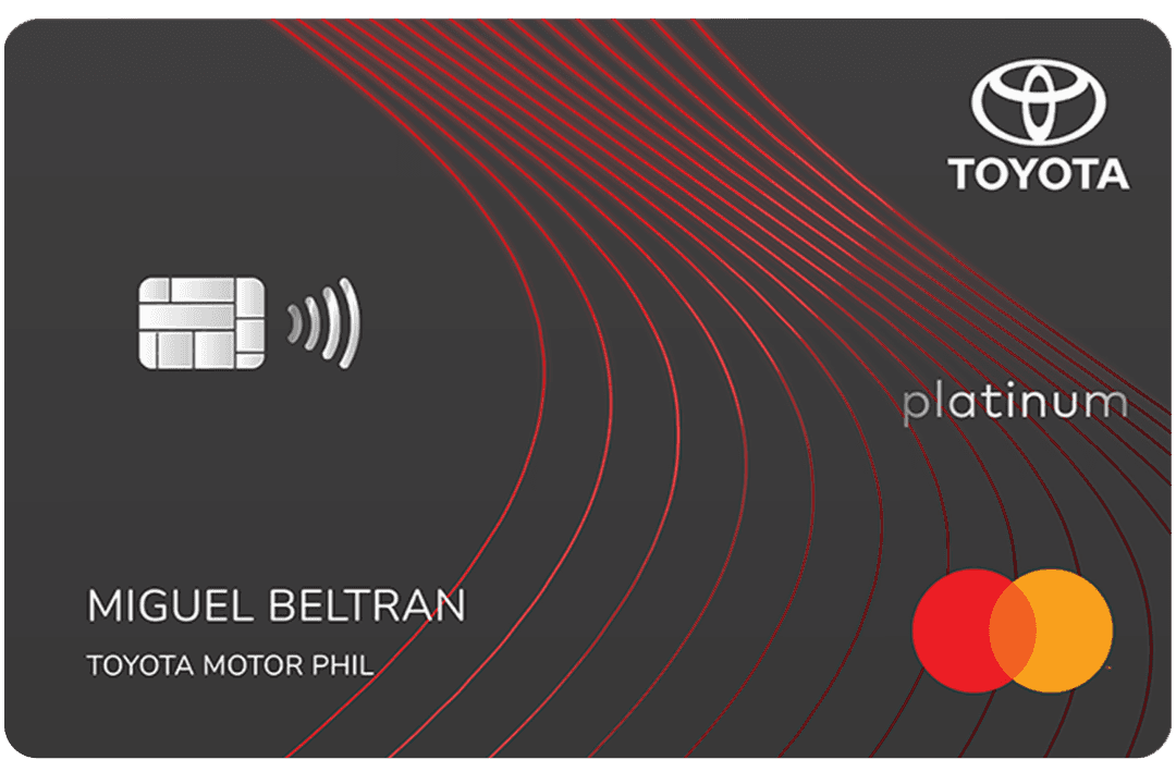 Metrobank Toyota Platinum Mastercard card design