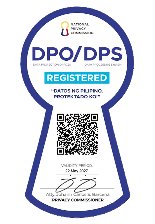 KasKasan Buddies NPC Certificate of Registration seal